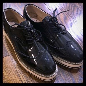 Black Oxford Platforms